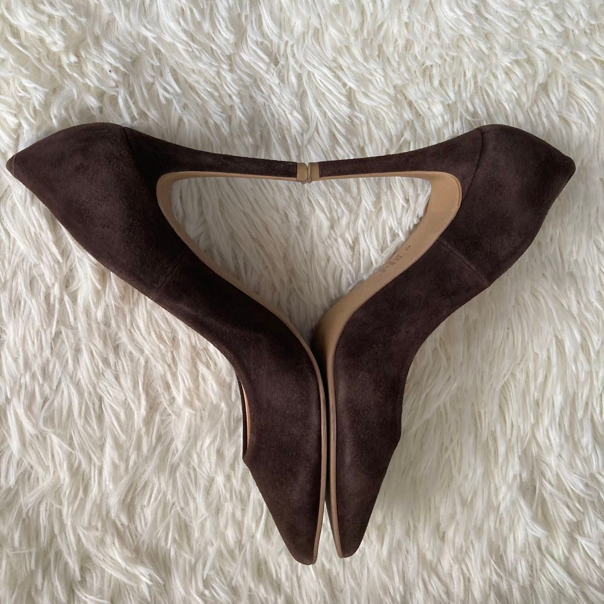 美品 ダイアナ DIANA スエード パンプス ブラウン 23 5 ポイン 美品 ダイアナ DIANA スエード パンプス ブラウン 23 5 ポイン