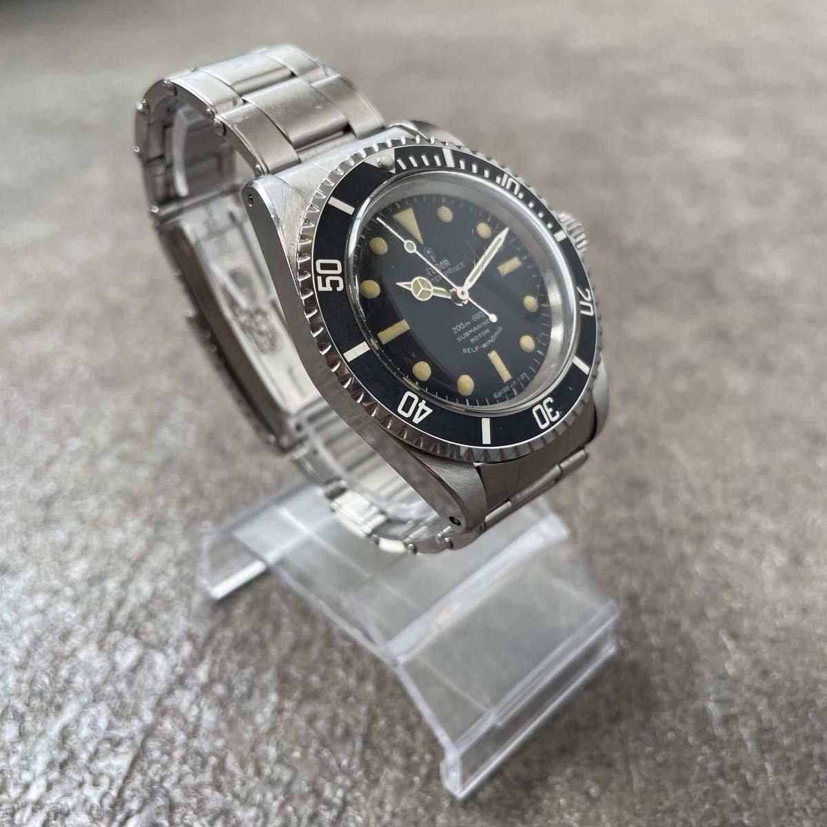 稼働良好】tudor チュードル アンティーク サブマリーナ 小薔薇 稼働良好】tudor チュードル アンティーク サブマリーナ 小薔薇