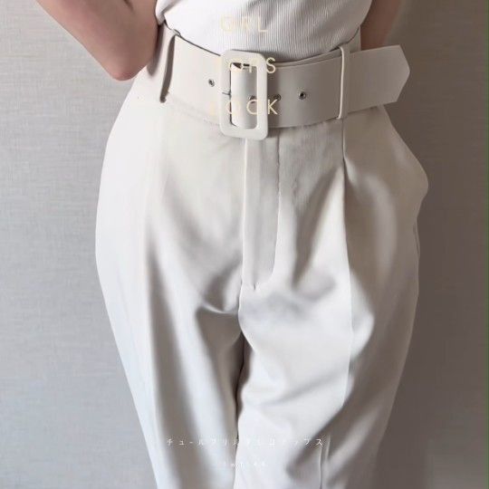 【ZARA】ベルト パンツ 50TH ANNIVERSARY ホワイト 8338/402/250 ザラ ZARA パンツ ホワイト|Yahoo!フリマ(旧PayPayフリマ)