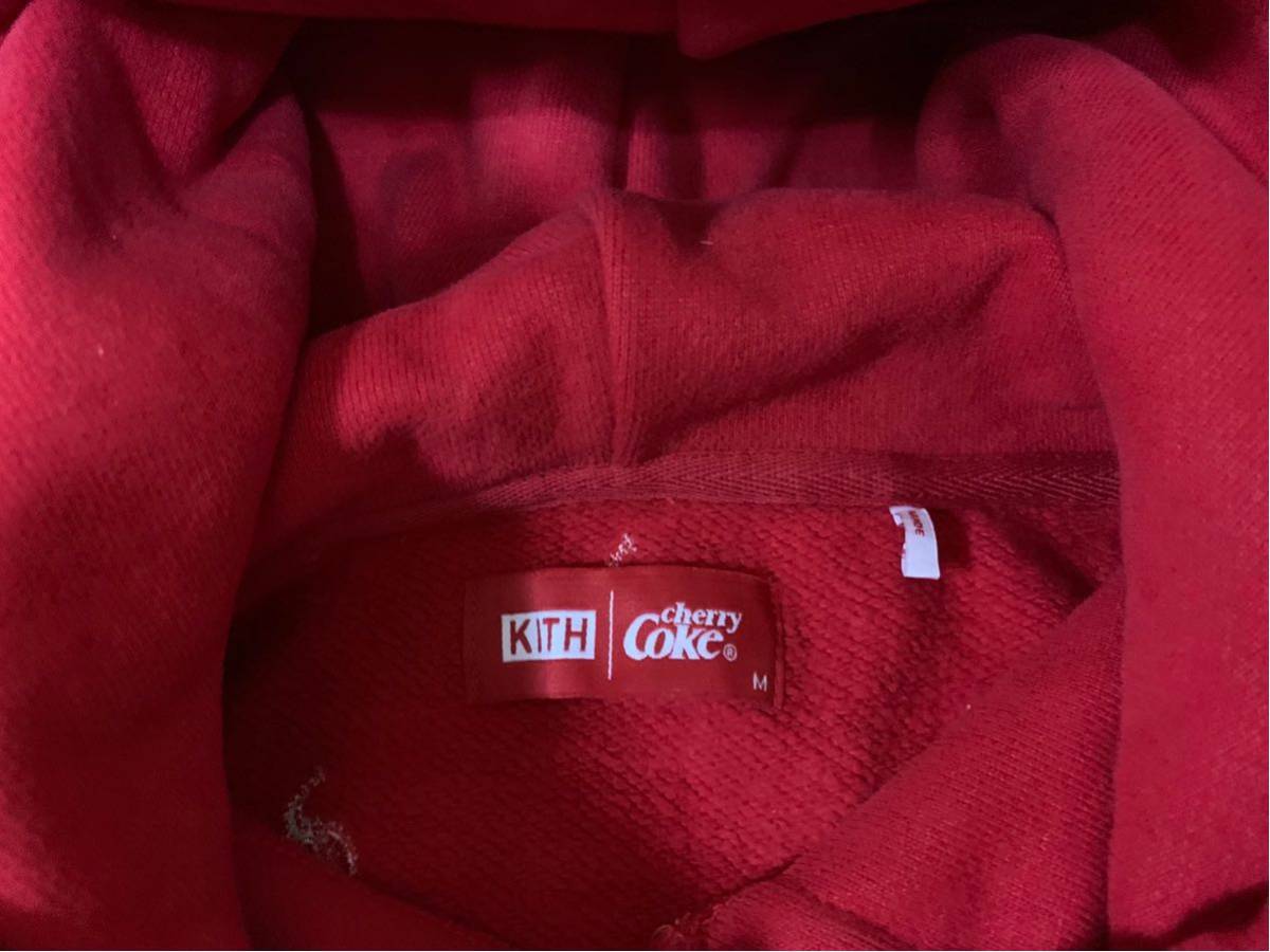 kith Coca Cola パーカー セットアップ チェリーコーク ボックスパーカー_画像3