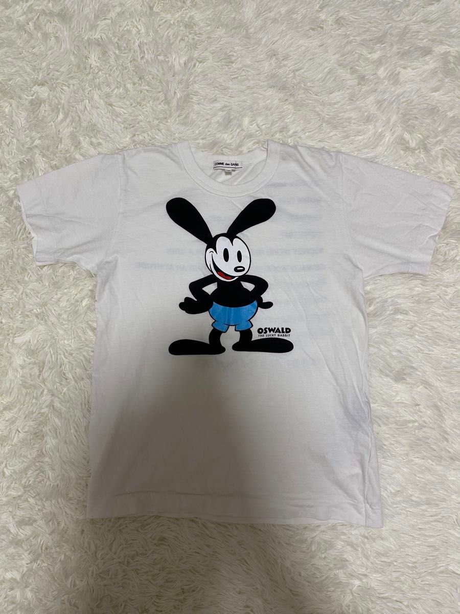 美品 COMME des GARCONS オズワルド ディズニー ロゴ Tシャツ 美品 COMME des GARCONS オズワルド ディズニー ロゴ Tシャツ