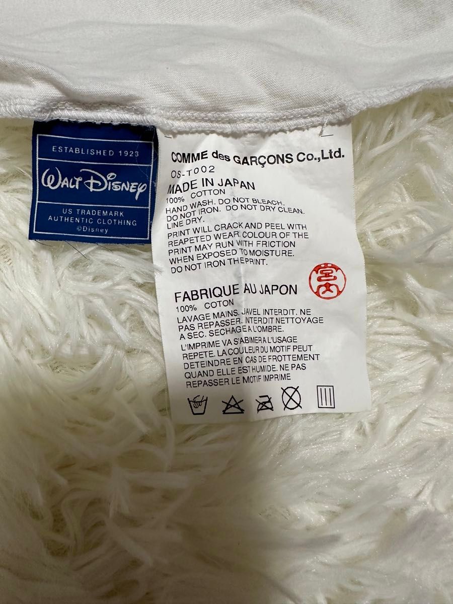 美品 COMME des GARCONS オズワルド ディズニー ロゴ Tシャツ 美品 COMME des GARCONS オズワルド ディズニー ロゴ Tシャツ
