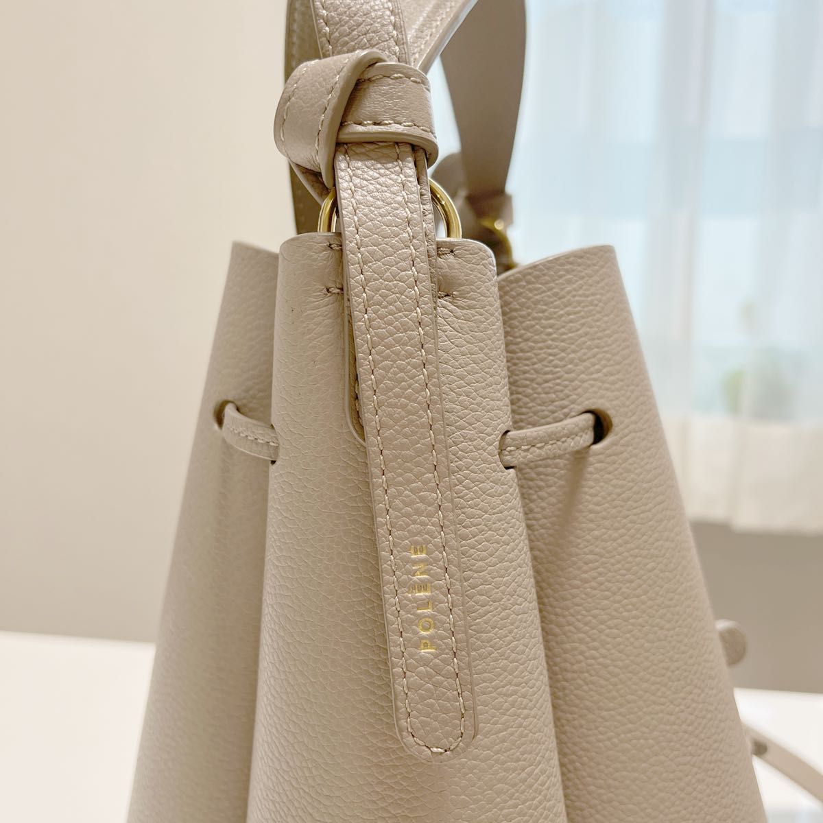 正規品 Polene Numero Huit Nude ポレーヌ POLENE バケツ型 正規品 Polene Numero Huit Nude ポレーヌ POLENE バケツ型