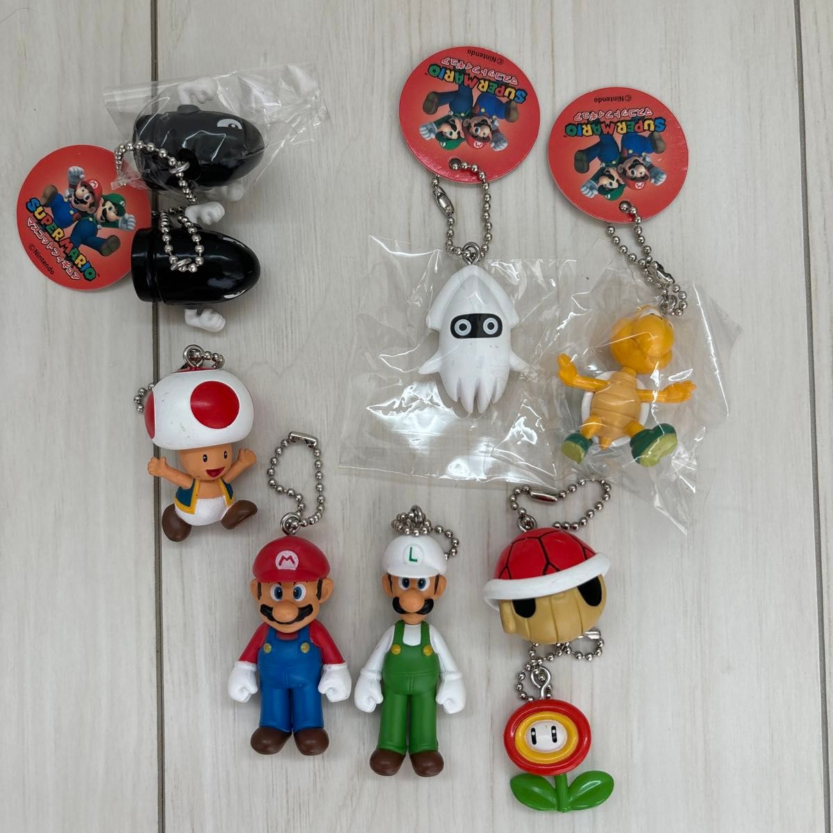 スーパーマリオ ぬいぐるみ マスコット セット キーホルダー スーパーマリオ ぬいぐるみ マスコット セット キーホルダー