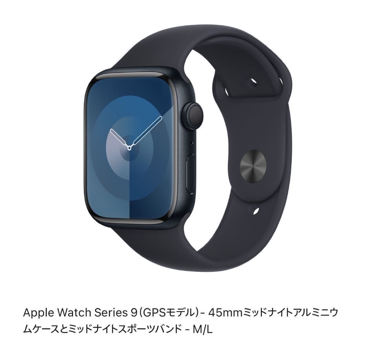 Apple Watch Series 9(GPSモデル)45mmミッドナイト Apple Watch Series 9(GPSモデル)45mmミッドナイト