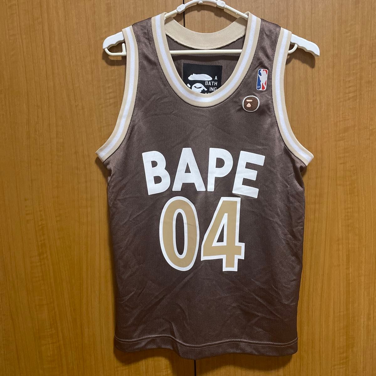 A BATHING APE BAPE バスケシャツ メッシュ タンクトップ S A BATHING APE BAPE バスケシャツ メッシュ タンクトップ S