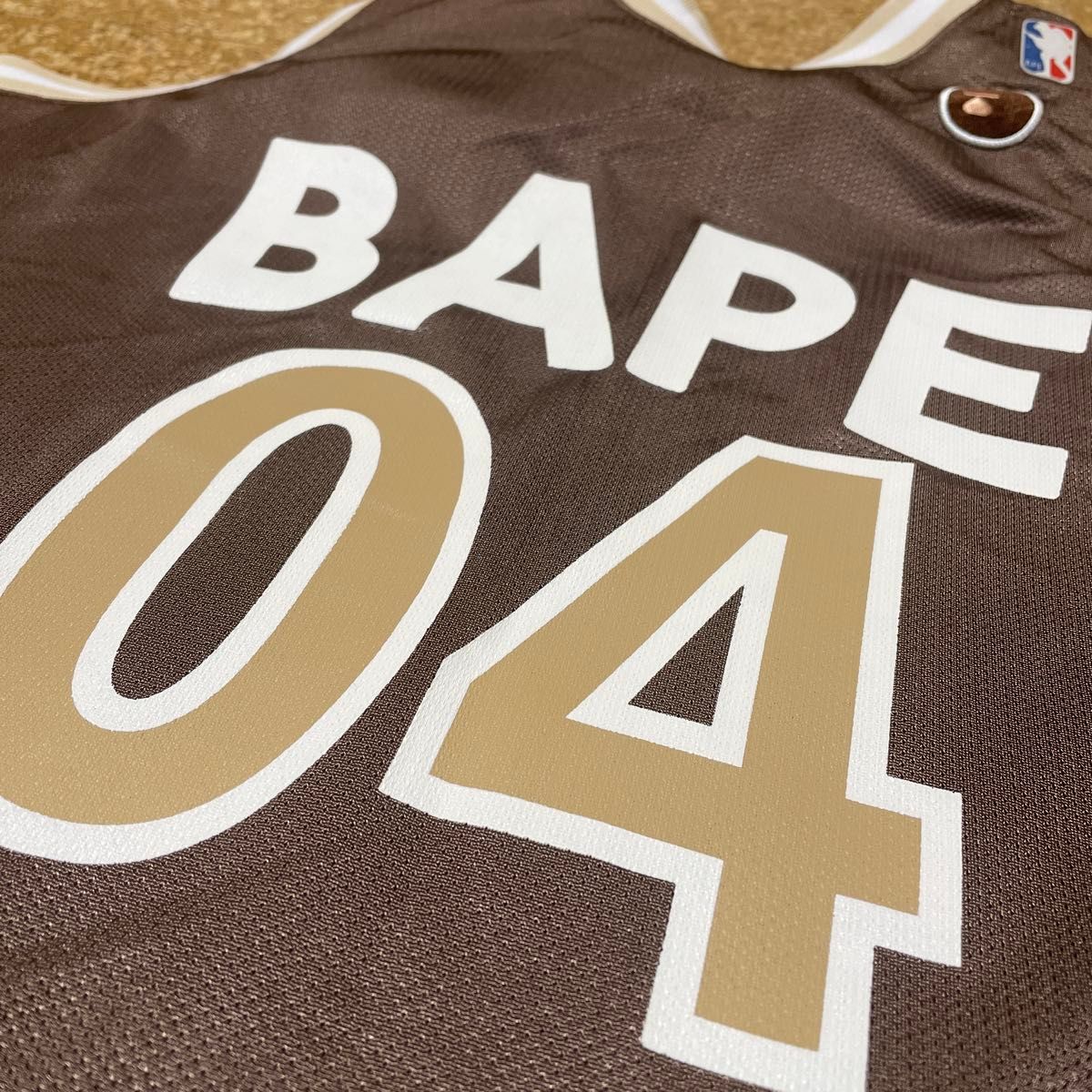A BATHING APE BAPE バスケシャツ メッシュ タンクトップ S A BATHING APE BAPE バスケシャツ メッシュ タンクトップ S