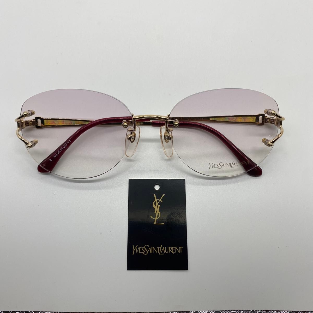 ヴィンテージ YSL イブサンローラン メガネフレーム 30-7656 ヴィンテージ YSL イブサンローラン メガネフレーム 30-7656