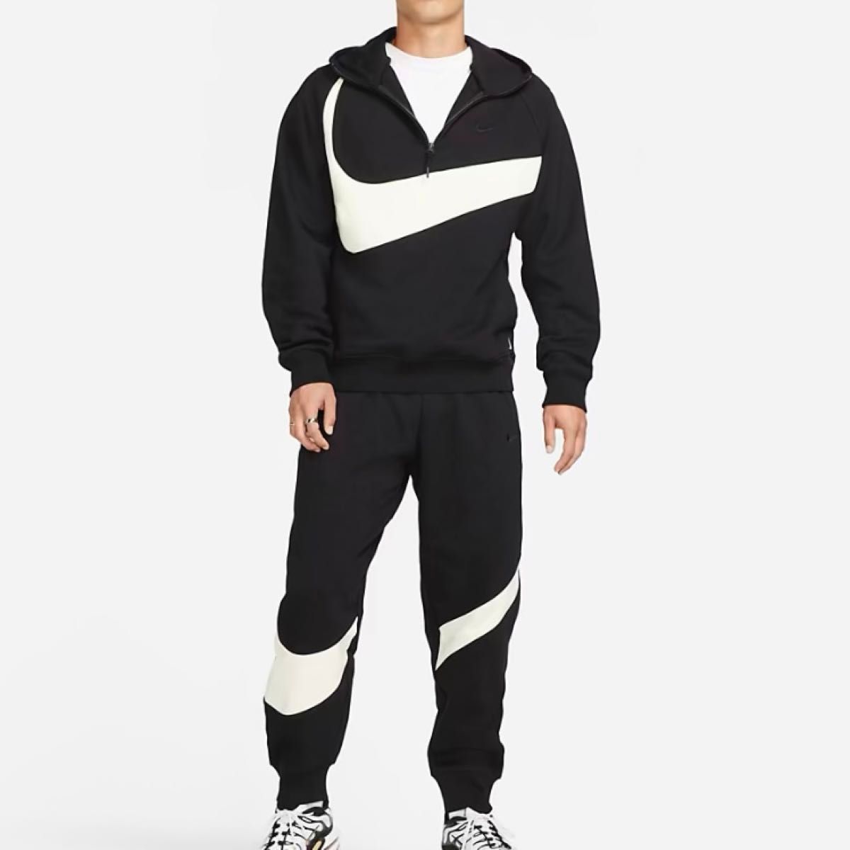 S 【新品】NIKE ビッグスウッシュ セットアップ テックフリース S 【新品】NIKE ビッグスウッシュ セットアップ テックフリース