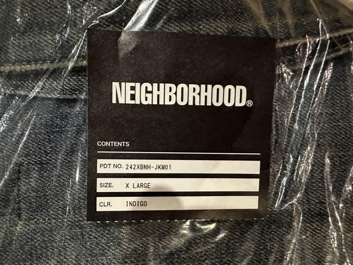 24aw NEIGHBORHOOD SAVAGE DENIM TYPE-1 JACKET INDIGO XL 24aw NEIGHBORHOOD SAVAGE DENIM TYPE-1 JACKET INDIGO XL