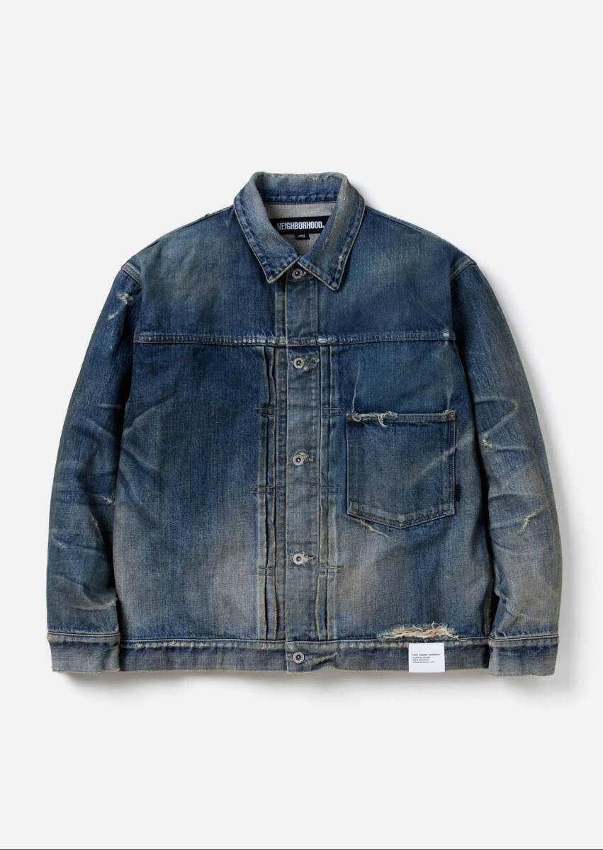 24aw NEIGHBORHOOD SAVAGE DENIM TYPE-1 JACKET INDIGO XL 24aw NEIGHBORHOOD SAVAGE DENIM TYPE-1 JACKET INDIGO XL