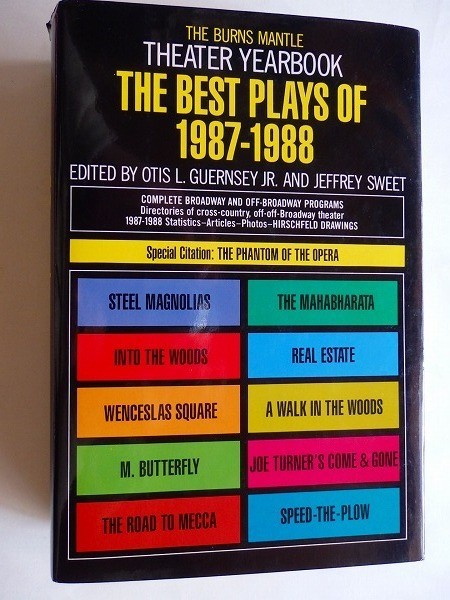 /The Best Plays Of 1987-1988/Otis L. Guernsey Jr./演劇年鑑/英文_画像1