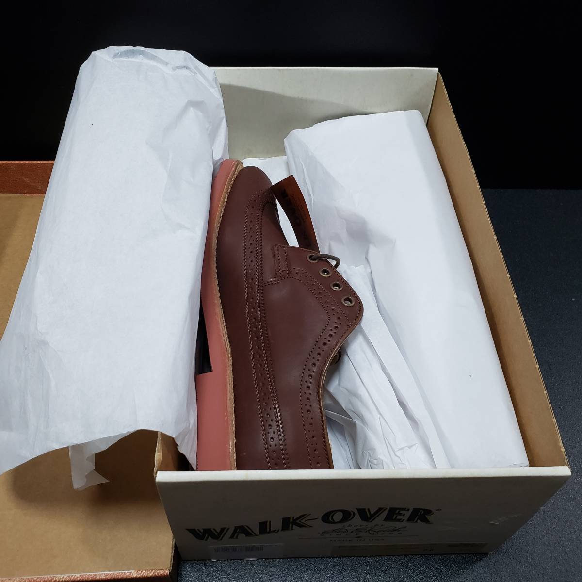 ウォークオーバー(WALK-OVER) USA製革靴 茶 US9 | monsterdog.com.br