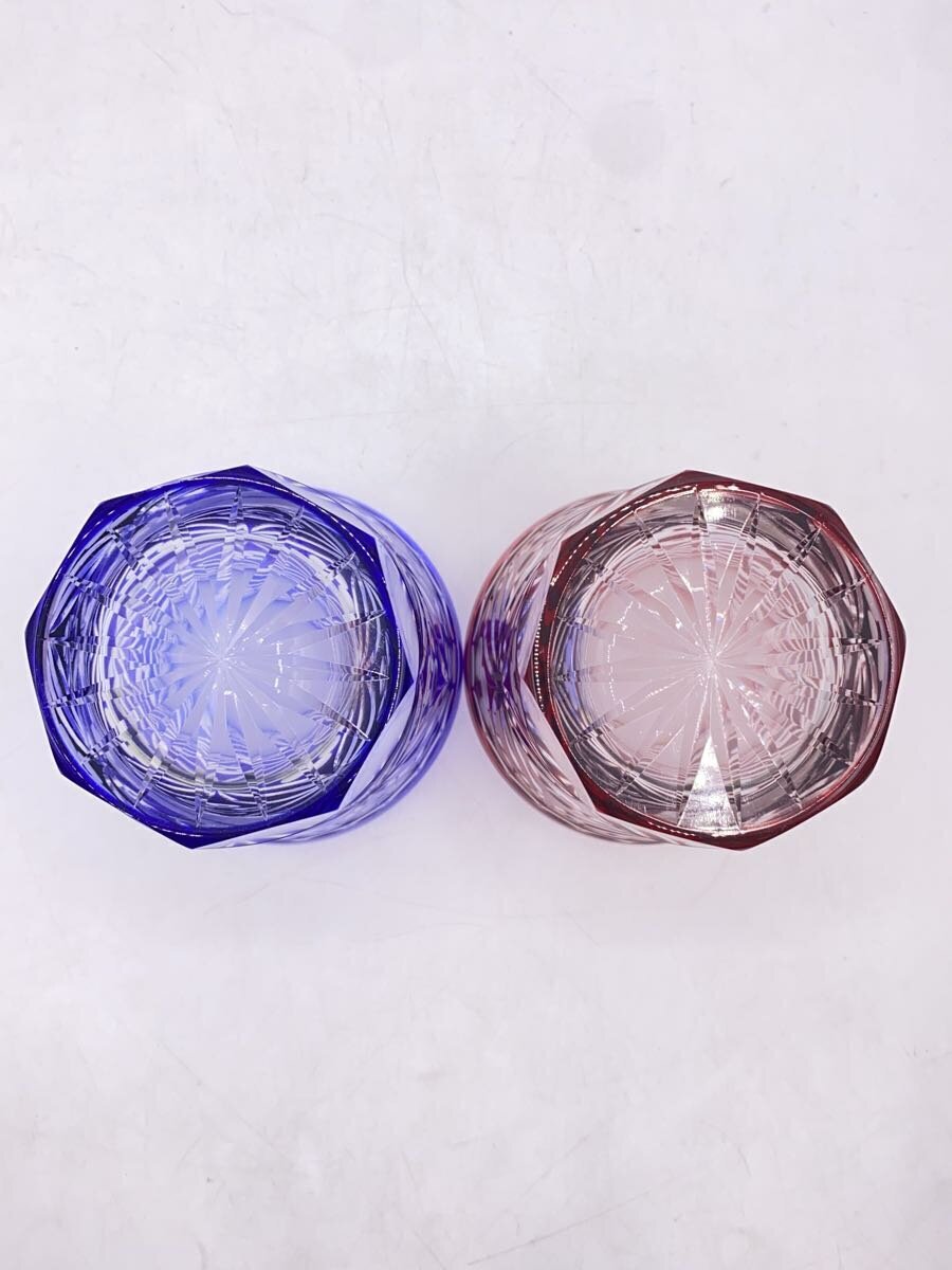 硝子工房 彩鳳◇グラス/M-1480-2N/七宝花菱文様 グラス・デカンタ 硝子工房 彩鳳◇グラス/M-1480-2N/七宝花菱文様 グラス・デカンタ