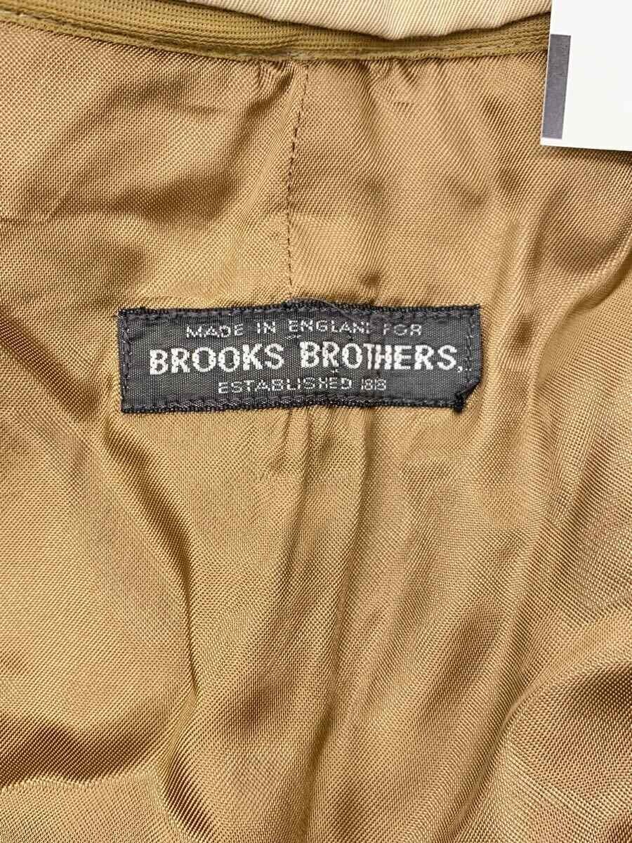 BROOKS BROTHERS*80s/ Англия производства / пальто с отложным воротником / подкладка имеется /-/ хлопок /CML/ одноцветный //