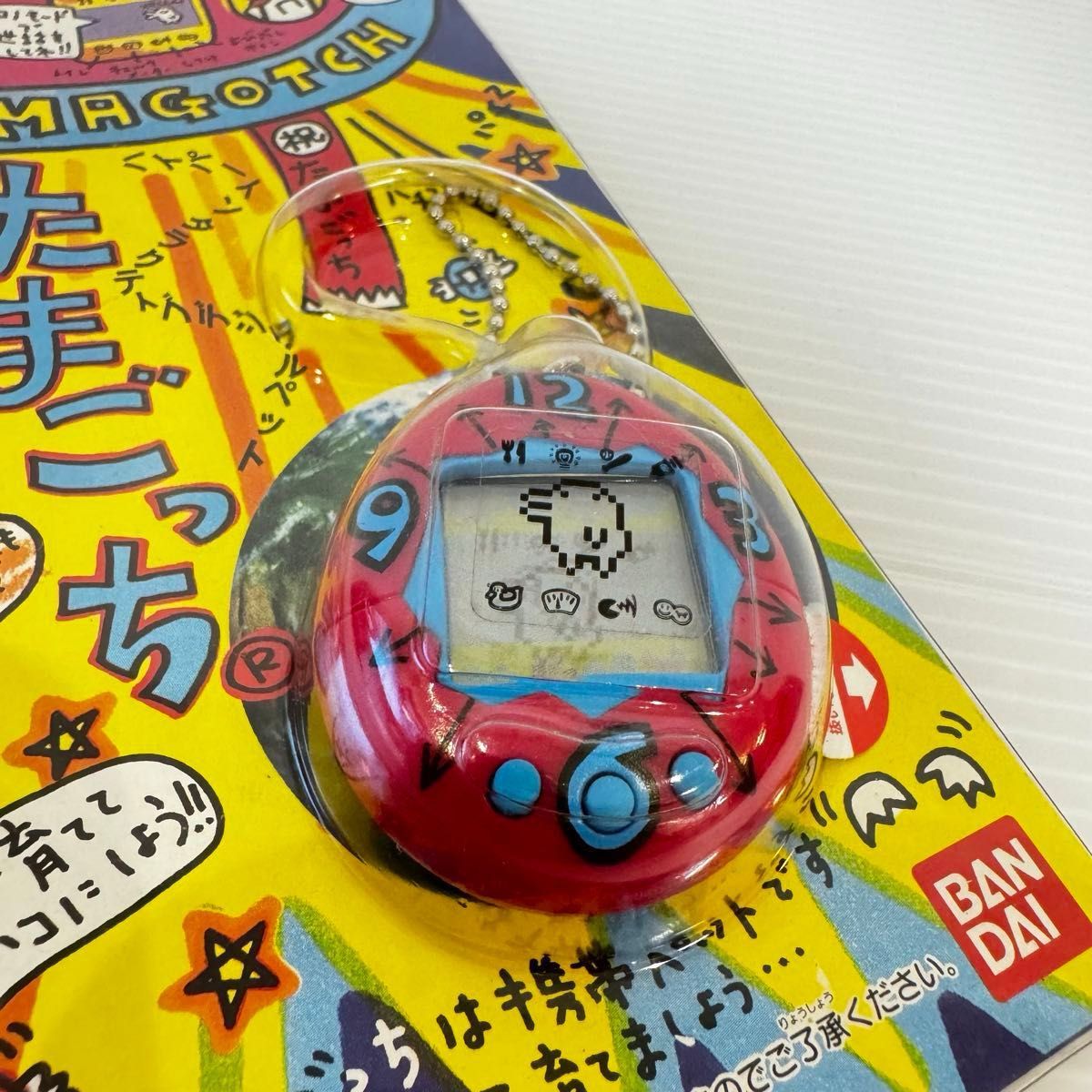 BANDAI たまごっち 初代 当時物 時計柄 ピンク 1996年 レア 稀少 BANDAI たまごっち 初代 当時物 時計柄 ピンク 1996年 レア 稀少