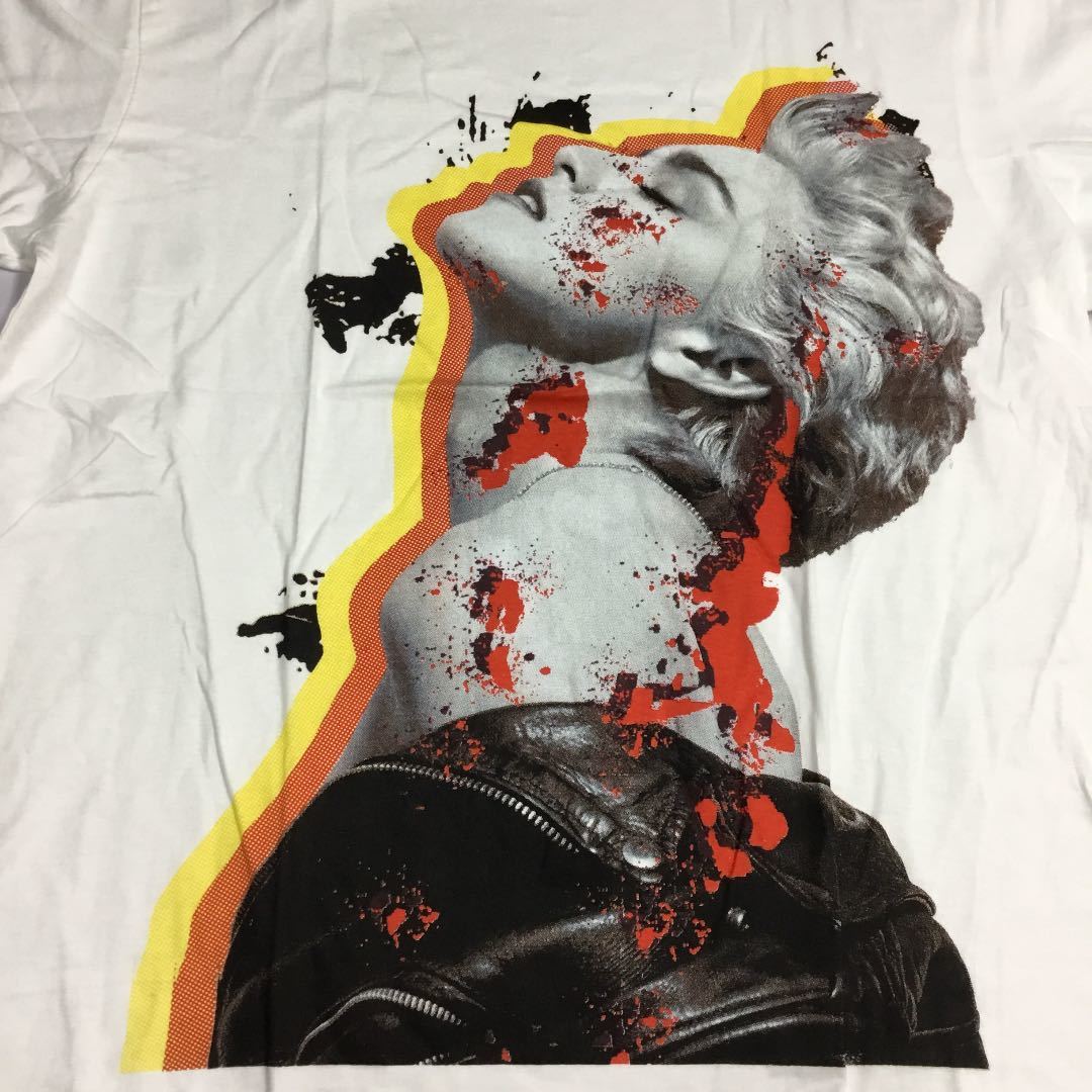 DBRC1♪ デザインTシャツ XLサイズ マドンナ MADONNA 白