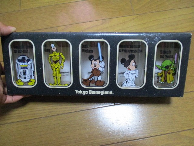 激レア　ミッキーマウス　スターウォーズ　グラス　コップ　箱付き　Disney　セット　ヴィンテージ　コラボ aglnpqsNOzFPRUW3-43363 ミッキーマウス