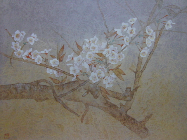 .. higashi person, rare book of paintings in print ., scenery, nature, Sakura, Sakura, popular author, new goods amount * frame attaching, free shipping,zero