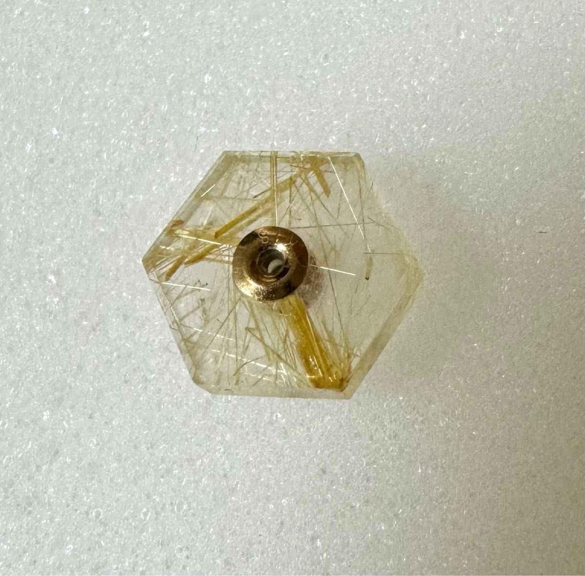 定番品 Hirotaka ヒロタカ ヘキサゴン ルチル スピア ピアス 定番品 Hirotaka ヒロタカ ヘキサゴン ルチル スピア ピアス