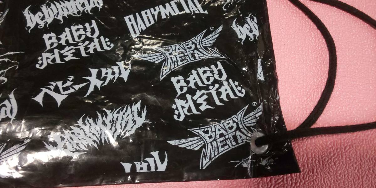 ヤフオク 中古 Babymetal ロゴビニールバッグ 袋 初期 ベ