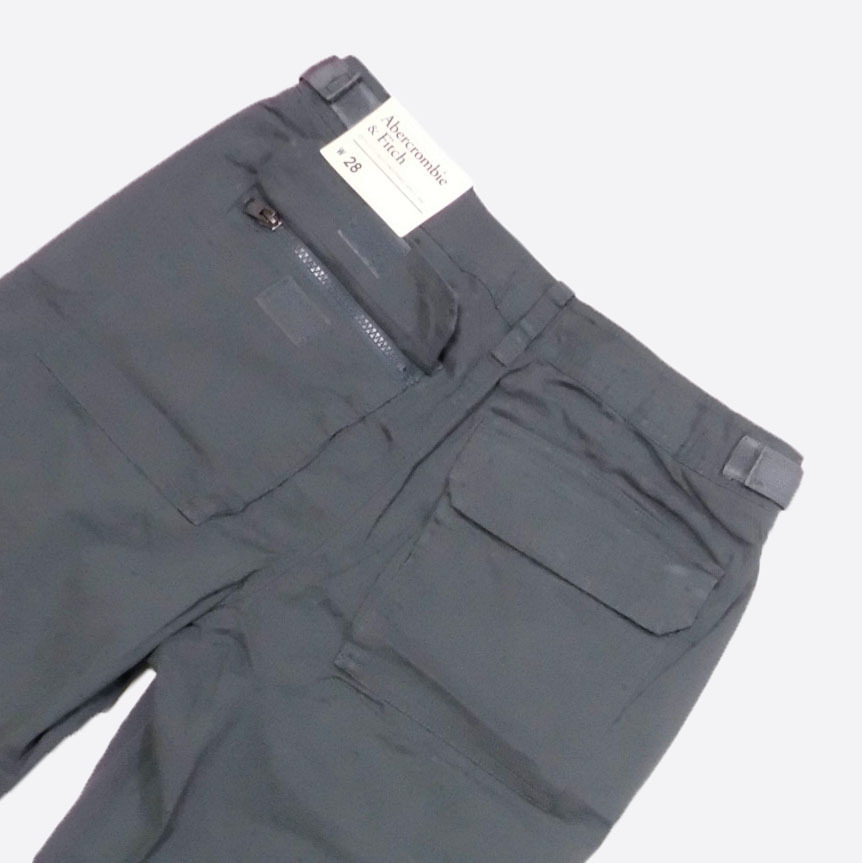 ★SALE★Abercrombie & Fitch/アバクロ★パラシュートショートパンツ (Grey/28)