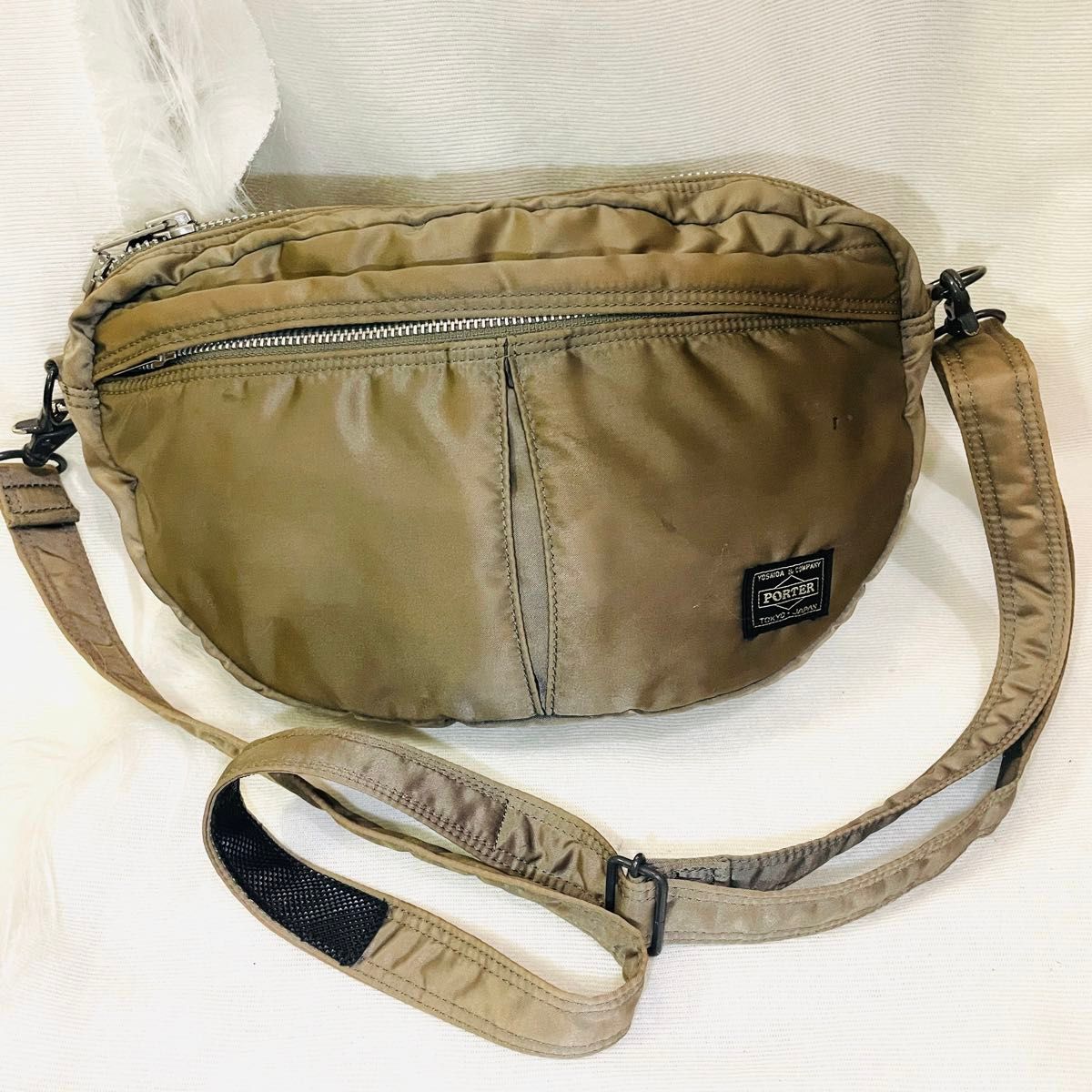 PORTER ポーター ハーフムーン カーキ シルバーグレー PORTER ポーター ハーフムーン カーキ シルバーグレー