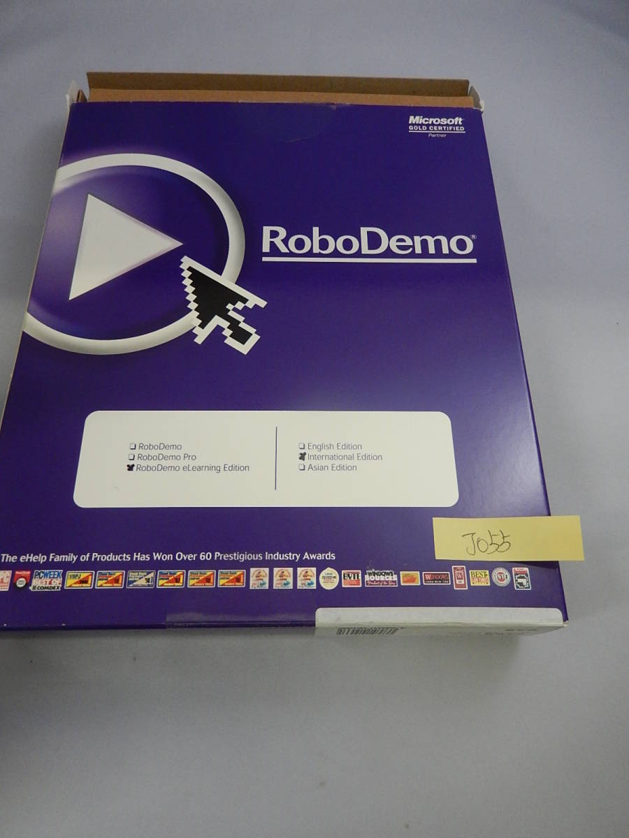 NA-334#中古　eHelp RoboDemo 5.0 日本語版 eLearning Edition パッケージ_画像3