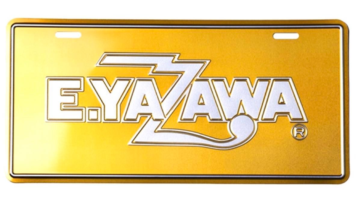矢沢永吉 ロゴナンバープレート アルミ製 3色セットで 新品未 矢沢永吉 ロゴナンバープレート アルミ製 3色セットで 新品未