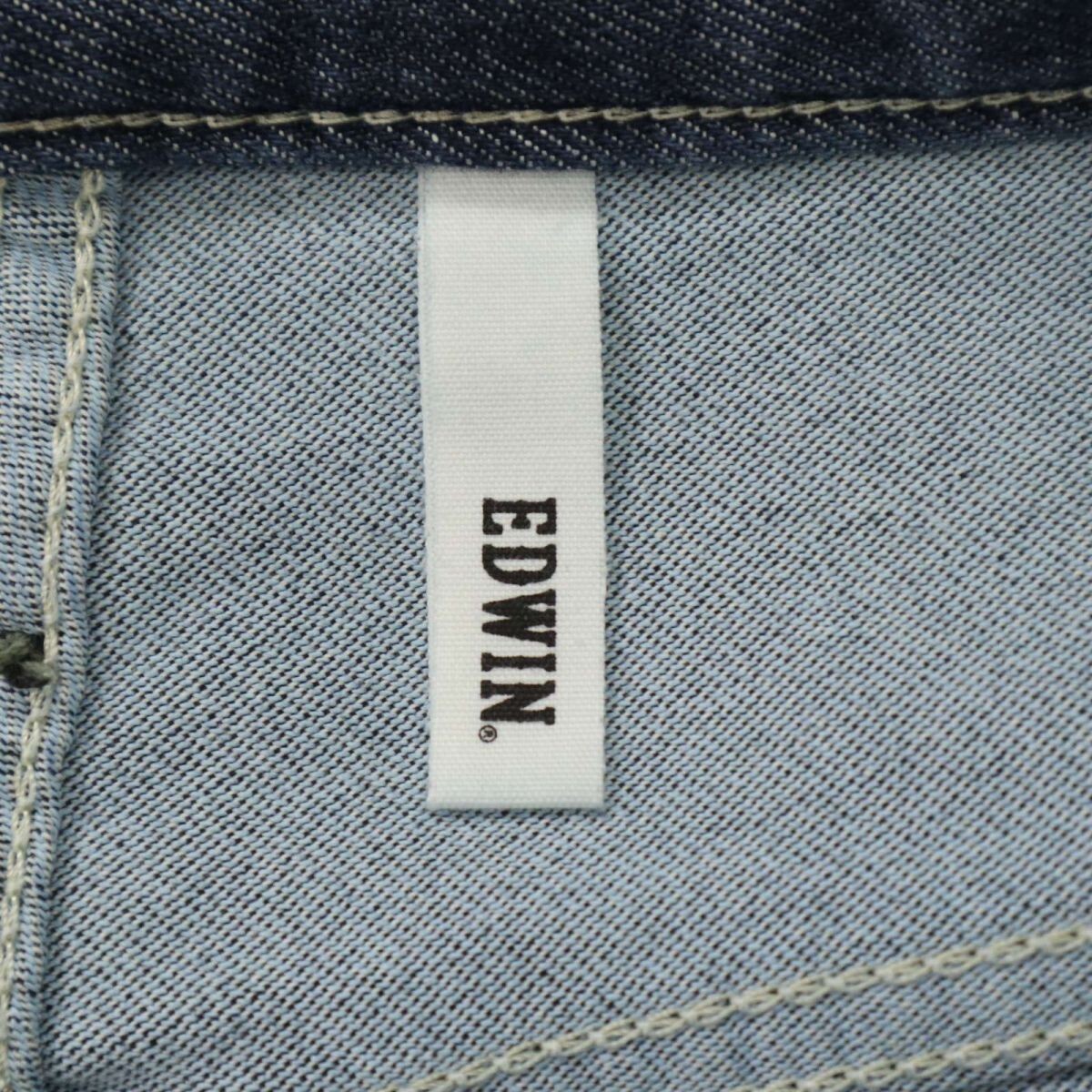 EDWIN Edwin ERMB7C Jerseys * стрейч USED обработка конический легкий Denim брюки джинсы Sz.S мужской C4B03417_7#R