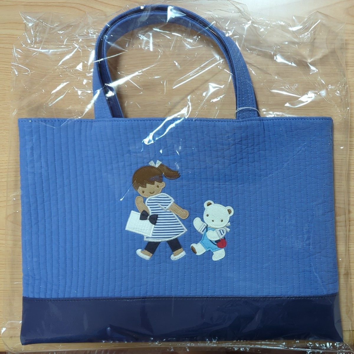 pionunnal × familiar コラボ トートバッグ MILK ブルー｜Yahoo