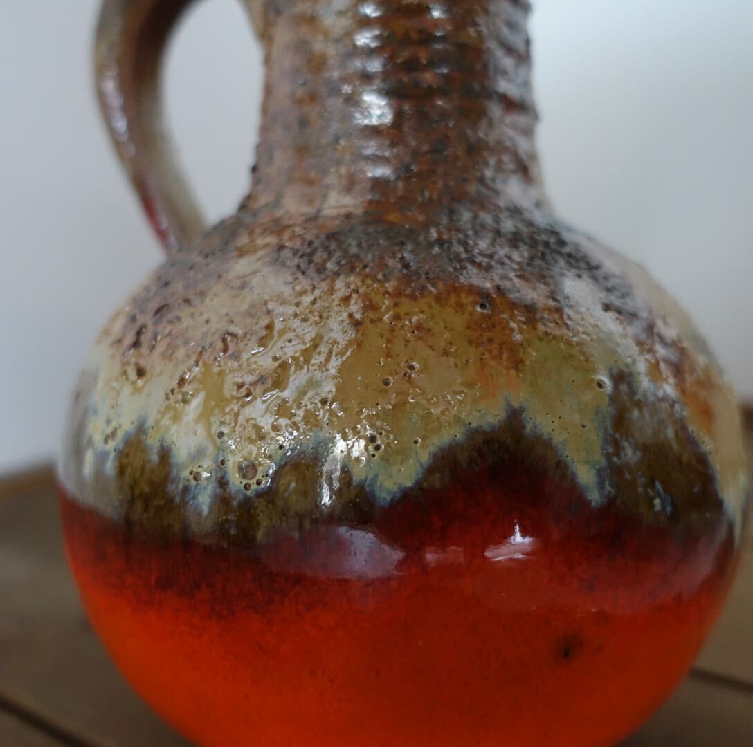 70s ビンテージ ファットラバ fatlava 花瓶 花器 ピッチャー 70s ビンテージ ファットラバ fatlava 花瓶 花器 ピッチャー
