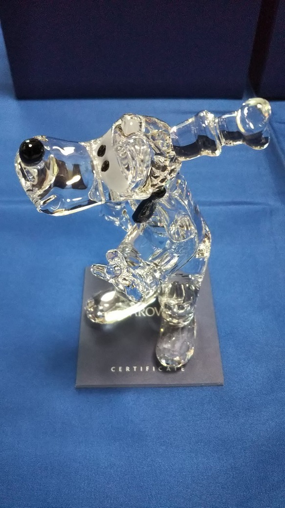 SWAROVSKI Figurine Disney Goofy (スワロフスキー クリスタル