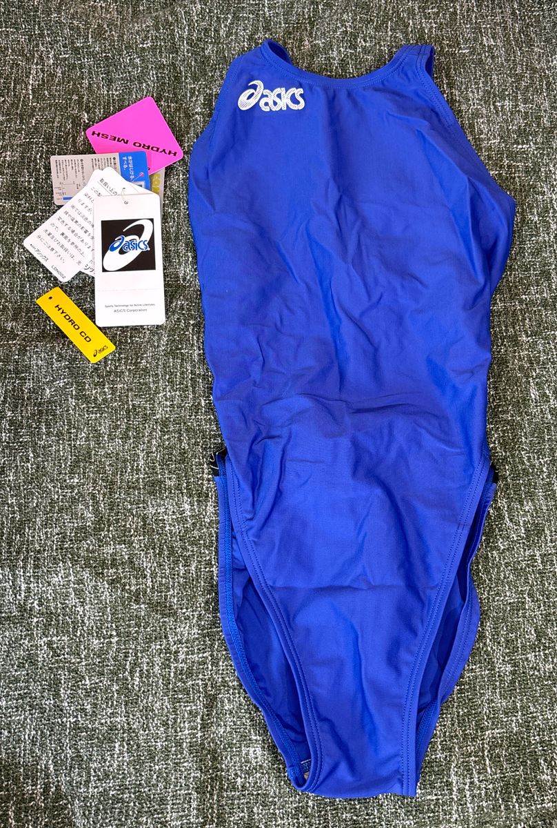 asics・アシックス 競泳水着 ハイドロメッシュ ブルー サイズM asics・アシックス 競泳水着 ハイドロメッシュ ブルー サイズM
