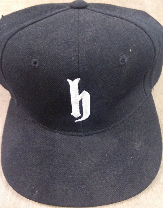 DJ HONDA HAT 黒 (BLACK) 帽子 CAP です (ヤマト/宅急便発送) DJホンダ キャップ 帽子　Y1 最終在庫_これはイメージで実物4枚写真を確認下さい