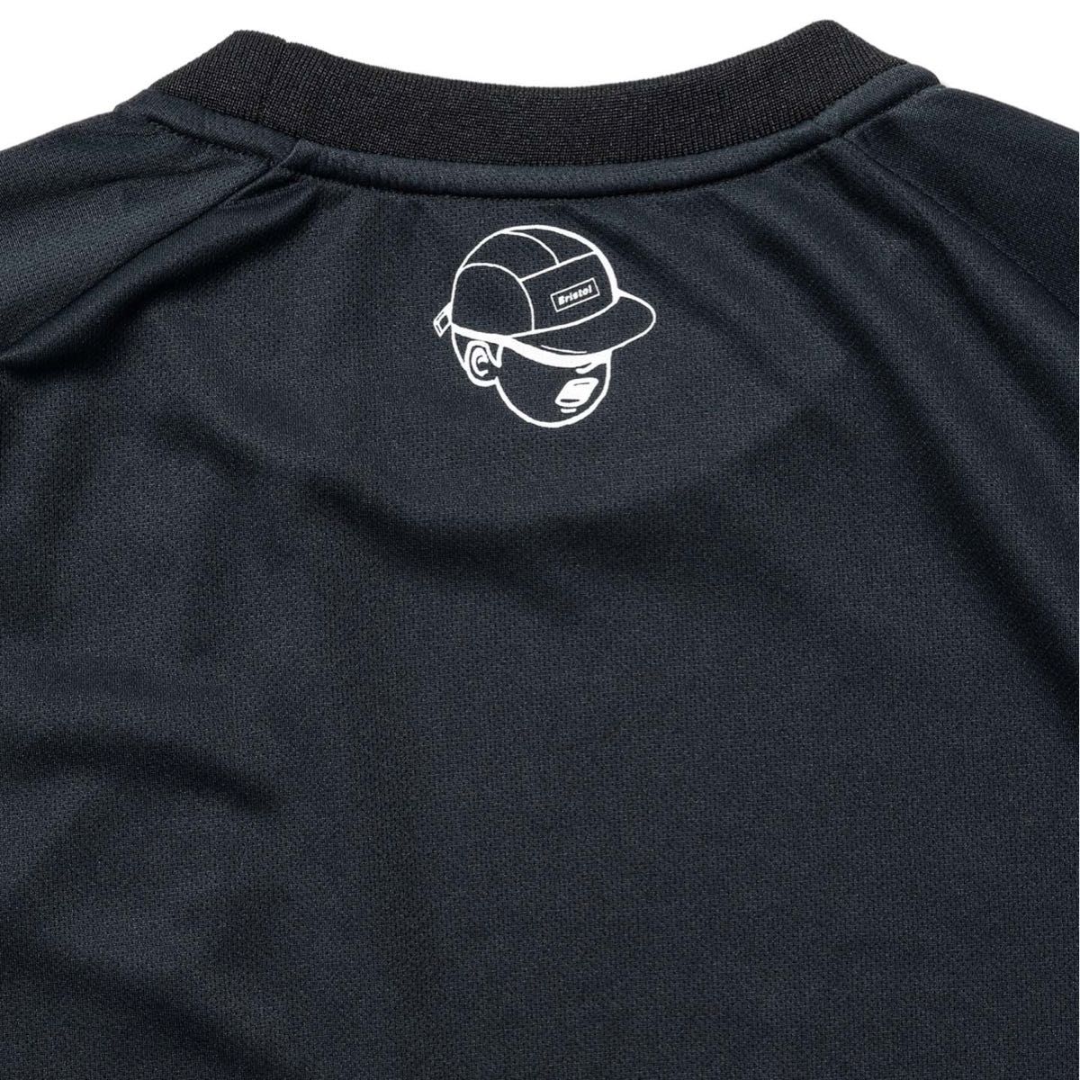 F C Real Bristol × paperboy PRE MATCH TOP【M】BLACK 黒 F C Real Bristol × paperboy PRE MATCH TOP【M】BLACK 黒