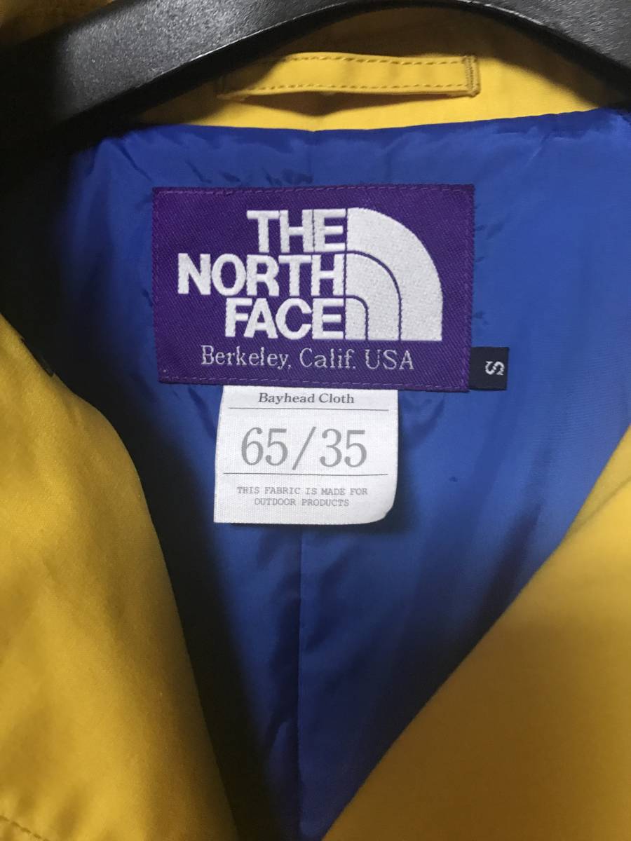 THE NORTH FACE ノースフェイス purple label NP2412N 65/35 フーデッドコート Ｓ used 良品_画像3