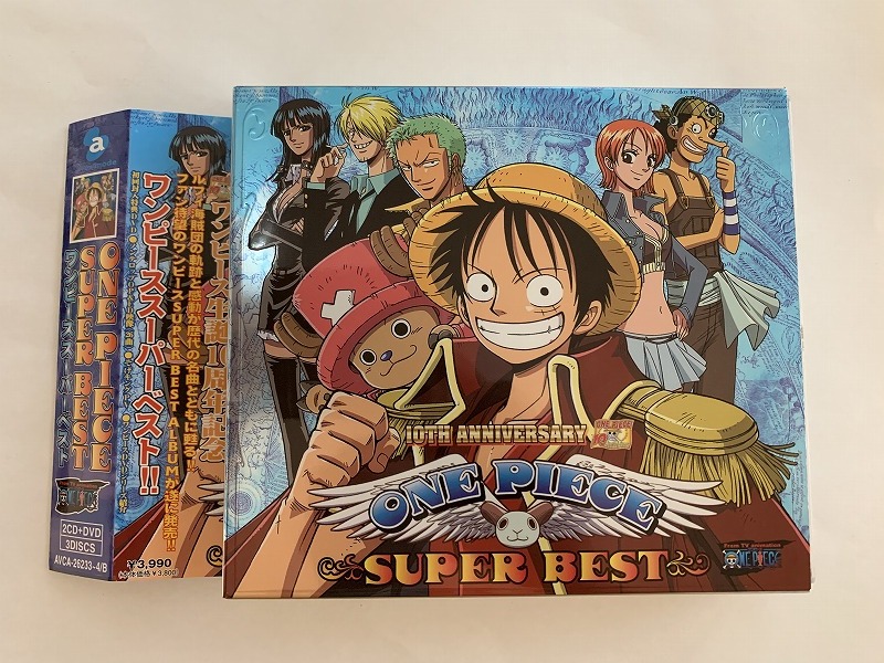 ★初回盤 CD2枚組+DVD★ ワンピース　スーパーベスト　ONE PIECE SUPER BEST_画像1