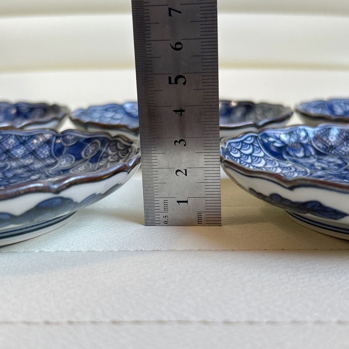 京焼 清水焼 壹楽 染付捻祥瑞 花鳥 小皿揃 5枚セット 銘々皿 和 京焼 清水焼 壹楽 染付捻祥瑞 花鳥 小皿揃 5枚セット 銘々皿 和
