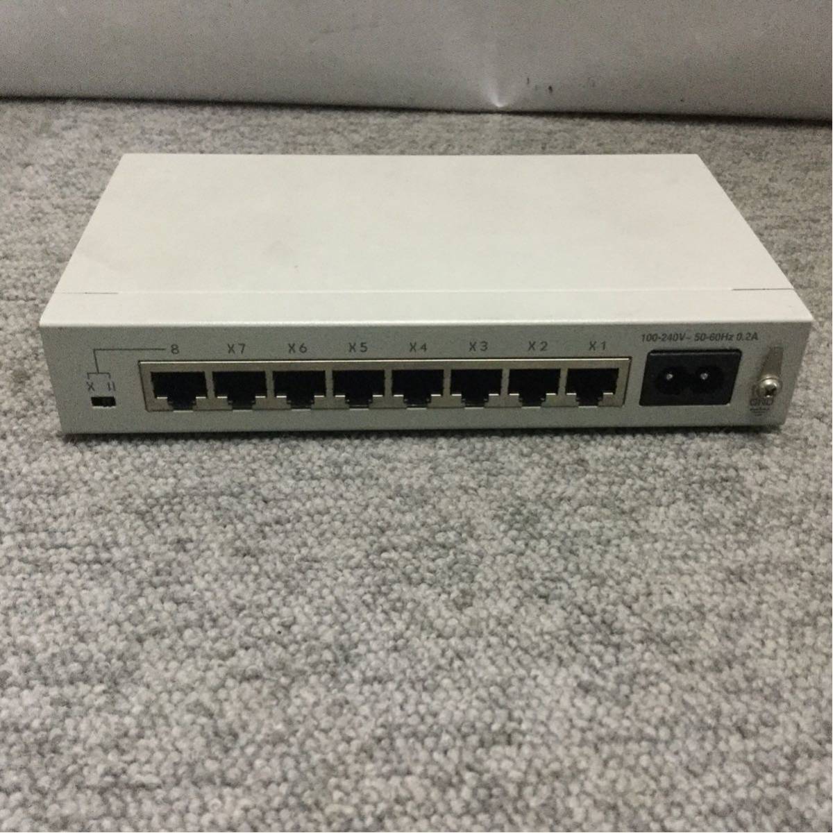 メルコ switching hub LSW10/100-8D ジャンク スイッチングハブ_画像3