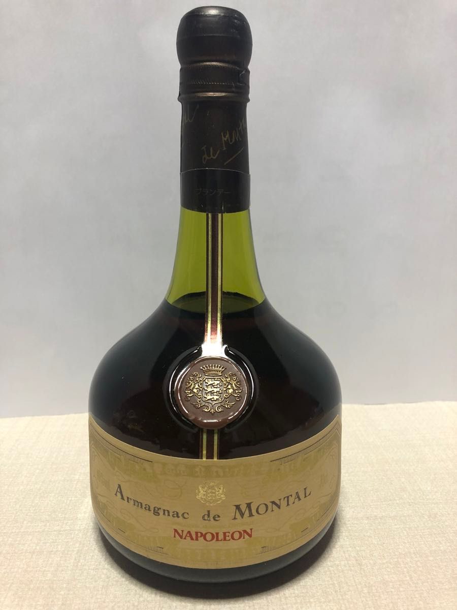 未開封】Armagnac de MONTAL NAPOLEON ブランデー 木箱入 未開封】Armagnac de MONTAL NAPOLEON ブランデー 木箱入