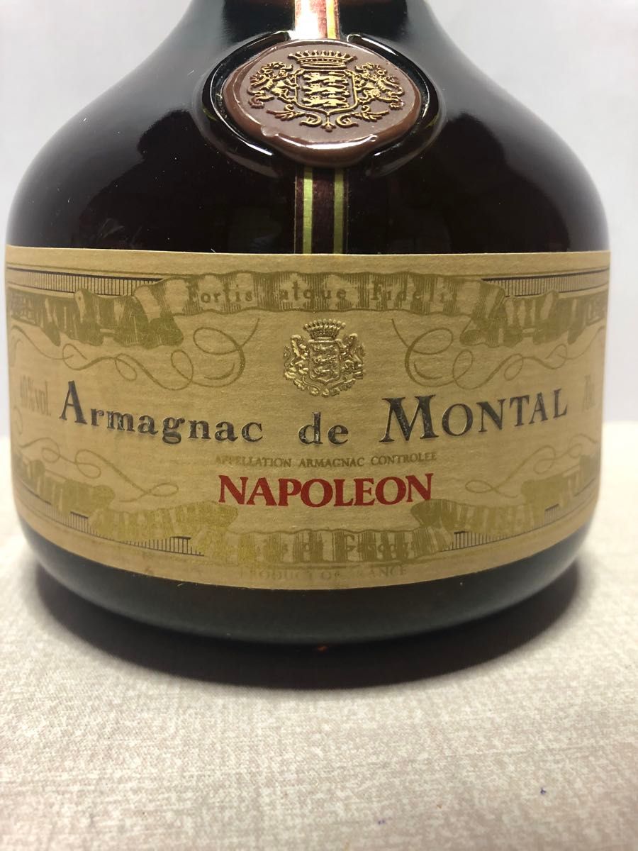 未開封】Armagnac de MONTAL NAPOLEON ブランデー 木箱入 未開封】Armagnac de MONTAL NAPOLEON ブランデー 木箱入