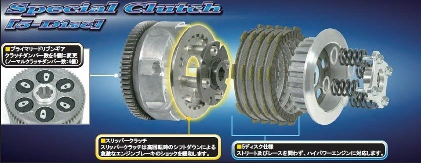 武川│スペシャルクラッチキット(スリッパークラッチ)│ エイプ 武川│スペシャルクラッチキット(スリッパークラッチ)│ エイプ