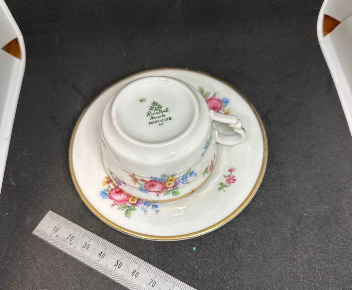 カップ ソーサー ティーカップ 金彩 花柄 ローゼンタール カップ ソーサー ティーカップ 金彩 花柄 ローゼンタール