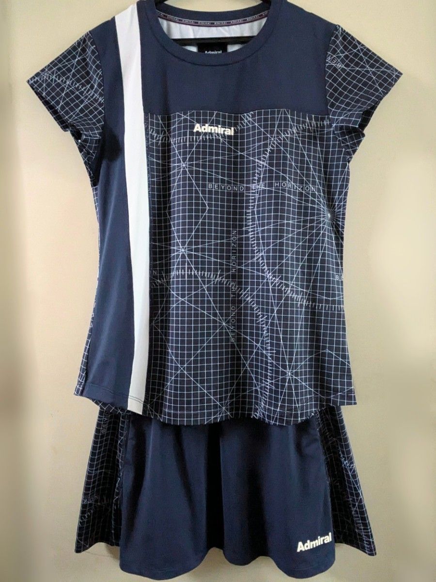 Admiral アドミラル テニスウェア シャツ スコート 上下 Admiral アドミラル テニスウェア シャツ スコート 上下