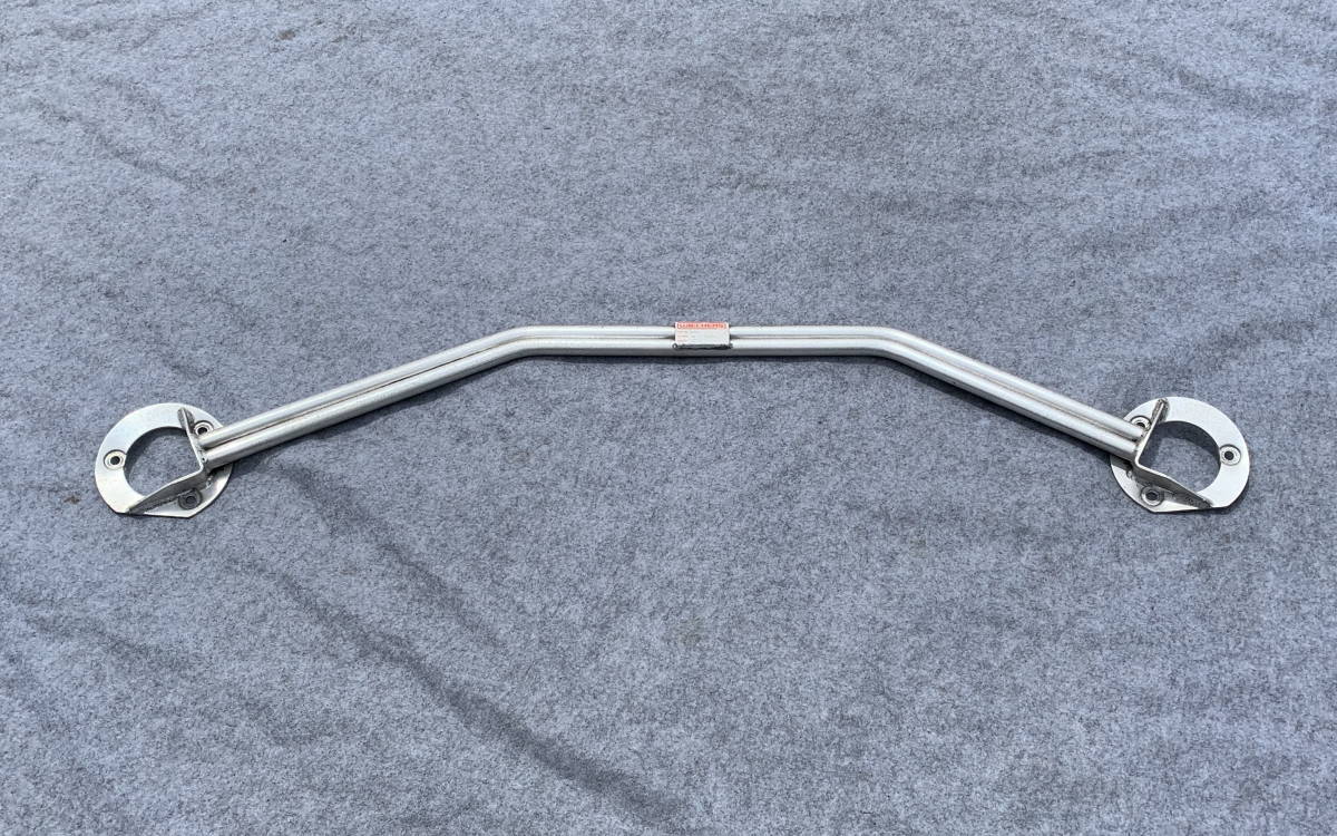 BMW 7 series E32 series # vi hya-z/WIECHERS aluminium dual pipe front tower bar strut reinforcement bar (730i/735i) "Hartge" manner 