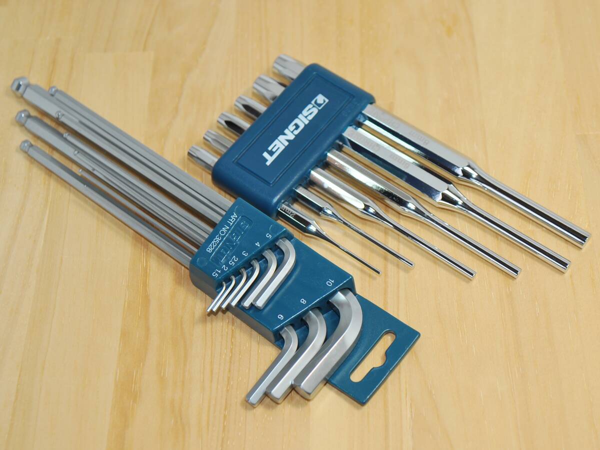 *SIGNET pin punch long hex key set *sig net 60501 35228