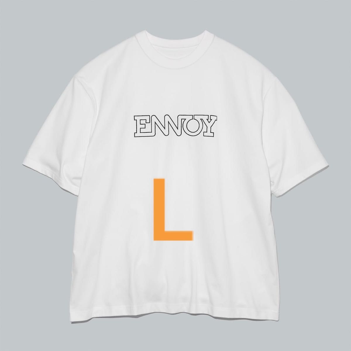 値引不可】ENNOY Electric Logo EMB T-Shirt 値引不可】ENNOY Electric Logo EMB T-Shirt