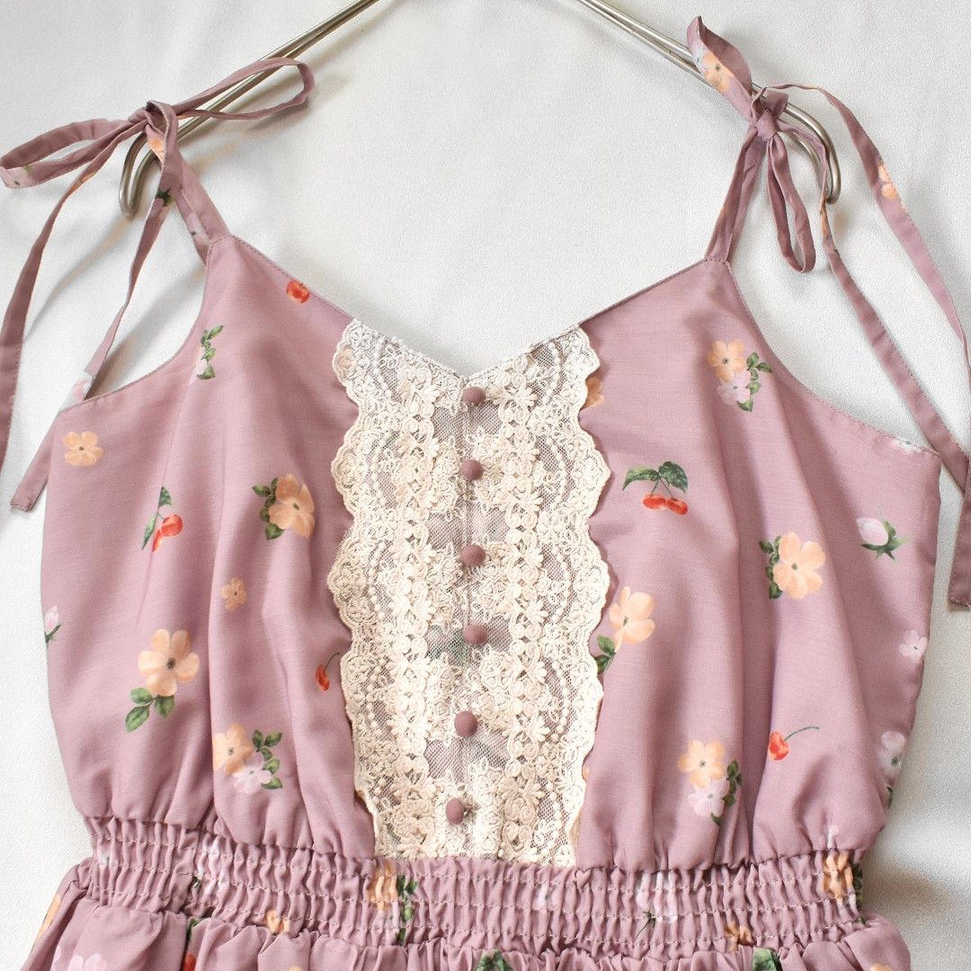 axes femme アクシーズファム ミックスフルーツ 花柄 レース axes femme アクシーズファム ミックスフルーツ 花柄 レース