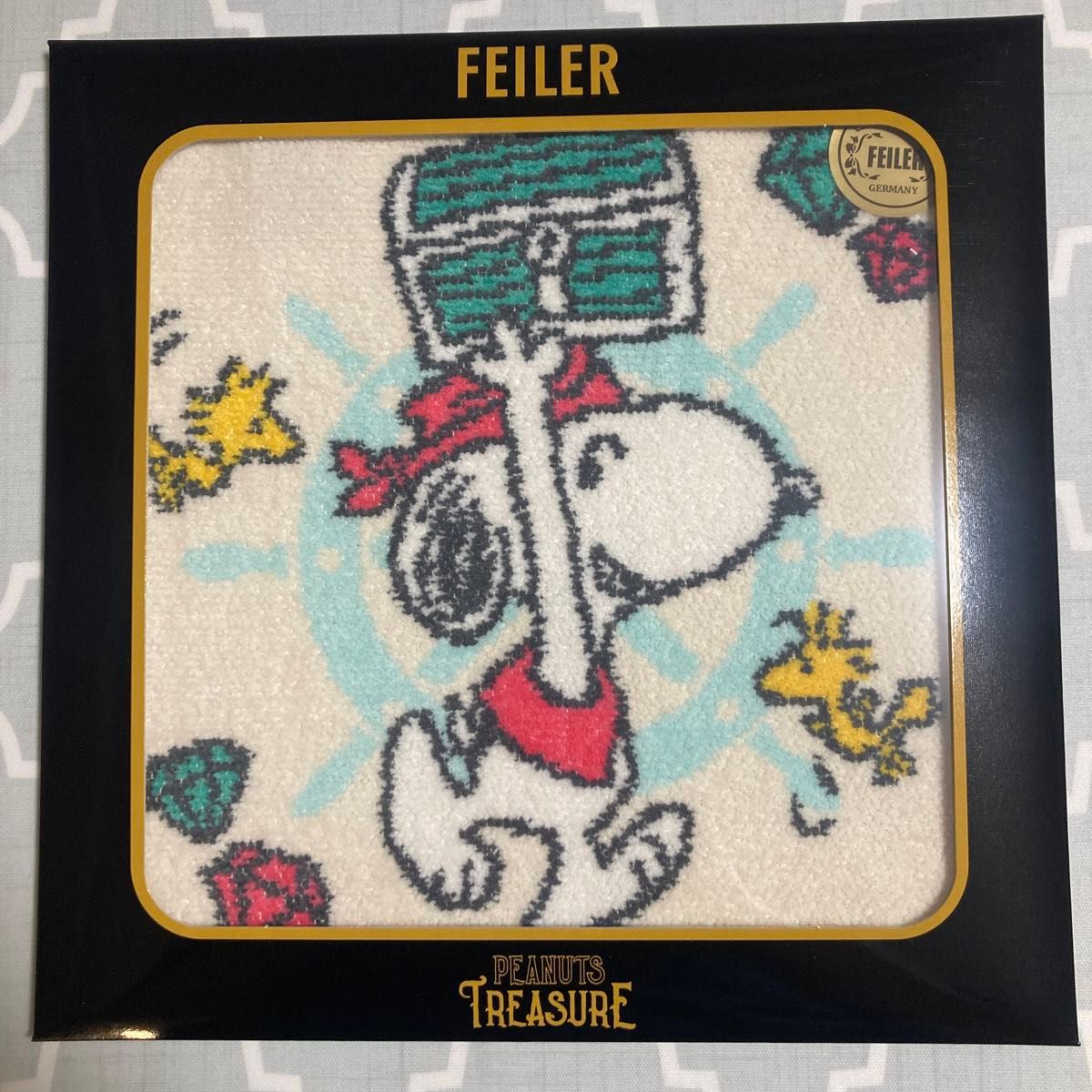 フェイラー スヌーピー コラボハンカチ 阪急うめだ限定 ピンク フェイラー スヌーピー コラボハンカチ 阪急うめだ限定 ピンク